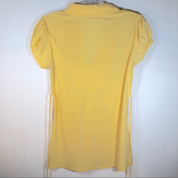 Halo Yellow Blouse Size Small Heart & Soul - Picture 4 of 7